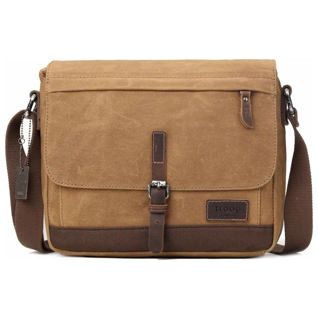 Canvas Messenger Bag - Tablet Friendly Troop London Heritage Bags