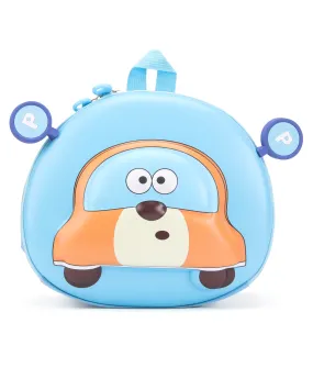 Car Design 3D Hard Case Backpack - Blue