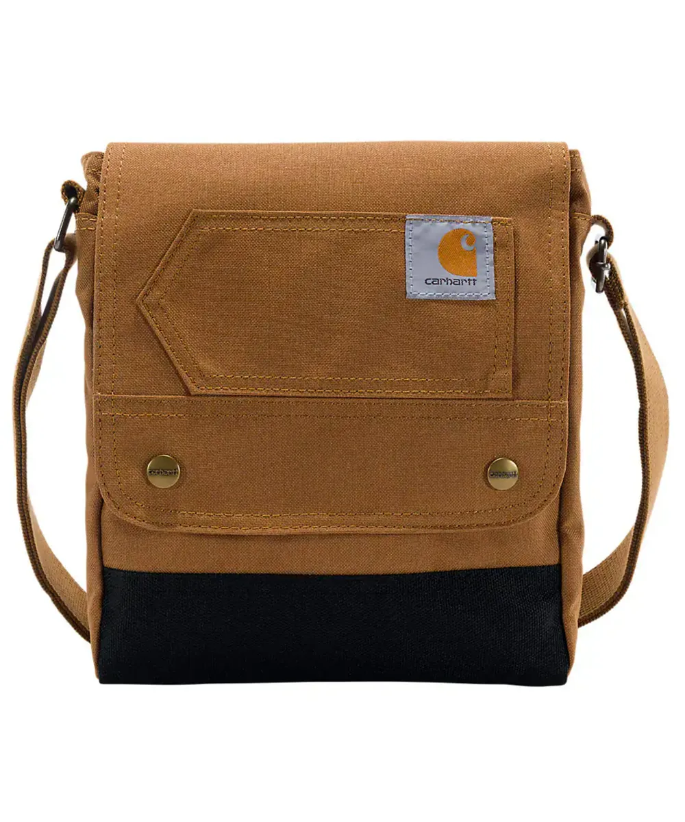 Carhartt Crossbody Snap Bag - Carhartt Brown