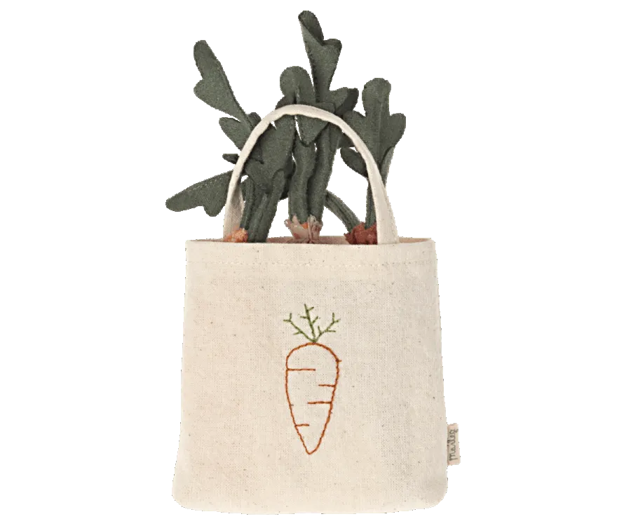 Carrots in Shopping Bag