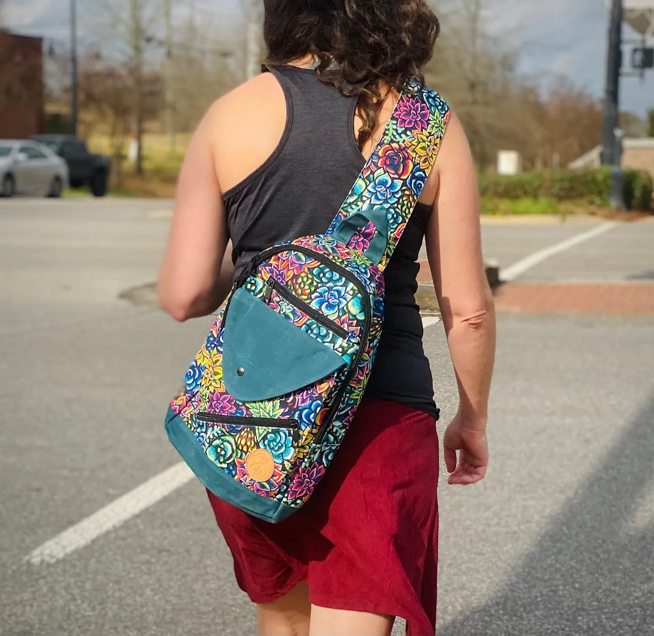 Cat Nap Sling Backpack