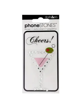 Cheers Phone Stones Stickers (Available in a pack of 24)