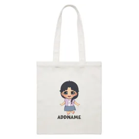 Children's Day Gift Series Little Indian Girl Addname  Canvas Bag