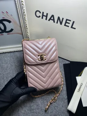 CHL Chevron Trendy CHL Phone Light Purple Bag For Women 18cm/7in