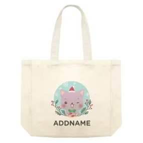 Christmas Cute Animal Series Cute Cat Shopping Bag