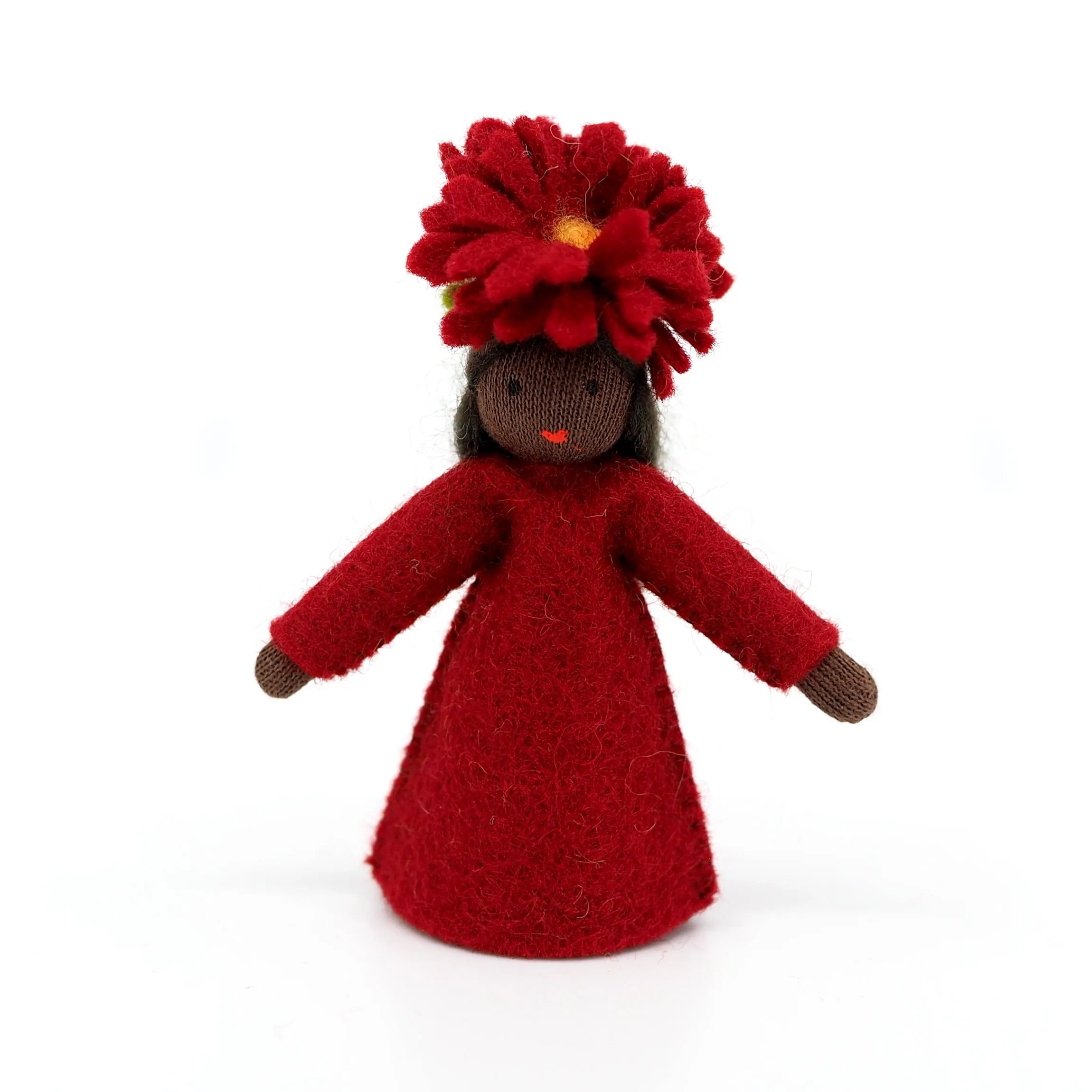 Chrysanthemum Fairy Felted Waldorf Doll