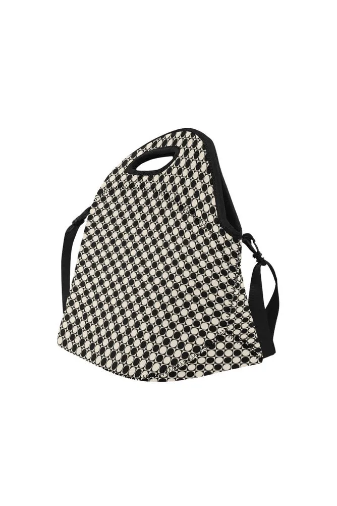 Circles & Squares Neoprene Lunch Bag/Large (Model 1669)