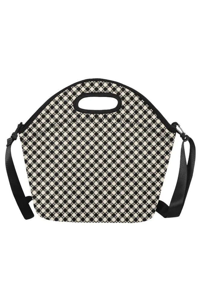 Circles & Squares Neoprene Lunch Bag/Large (Model 1669)