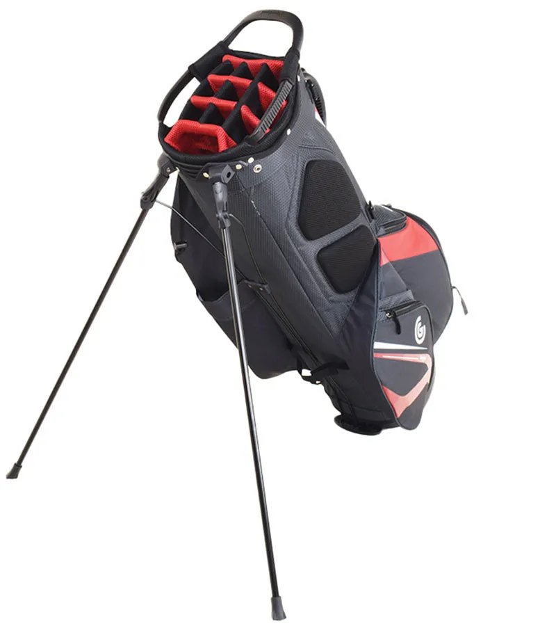 Cleveland Golf Lightweight Stand Bag - Red/Charcoal