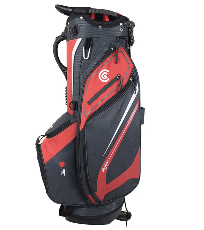 Cleveland Golf Lightweight Stand Bag - Red/Charcoal