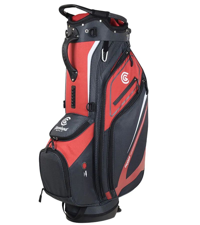 Cleveland Golf Lightweight Stand Bag - Red/Charcoal