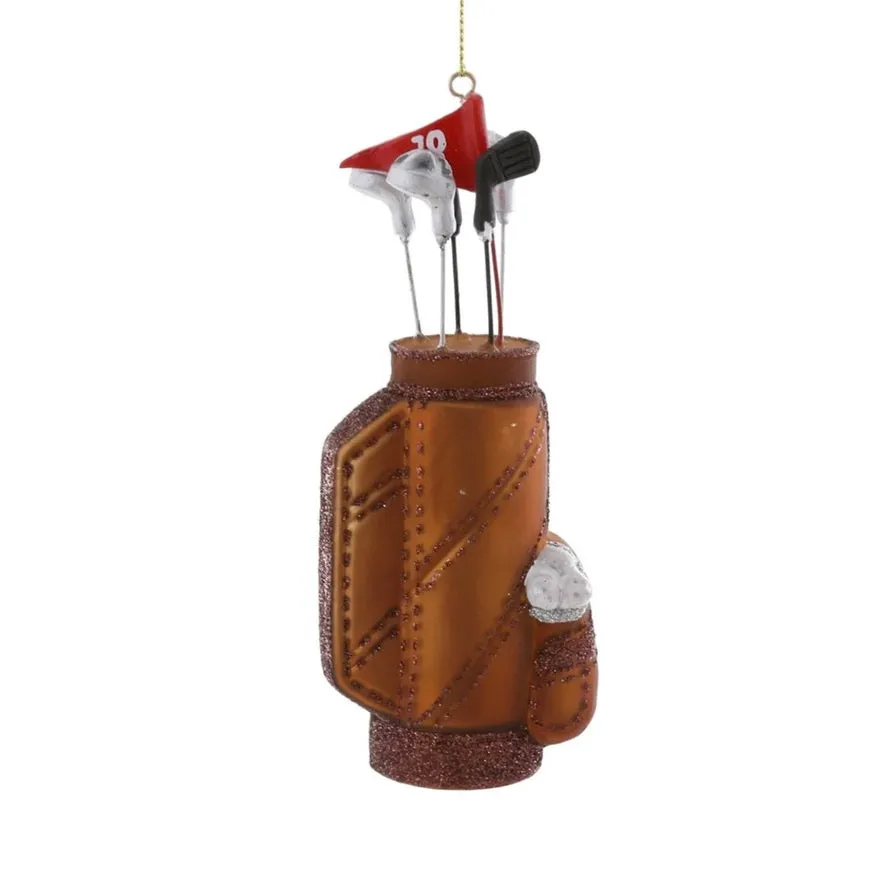 Cody Foster Golf Bag Glass Ornament