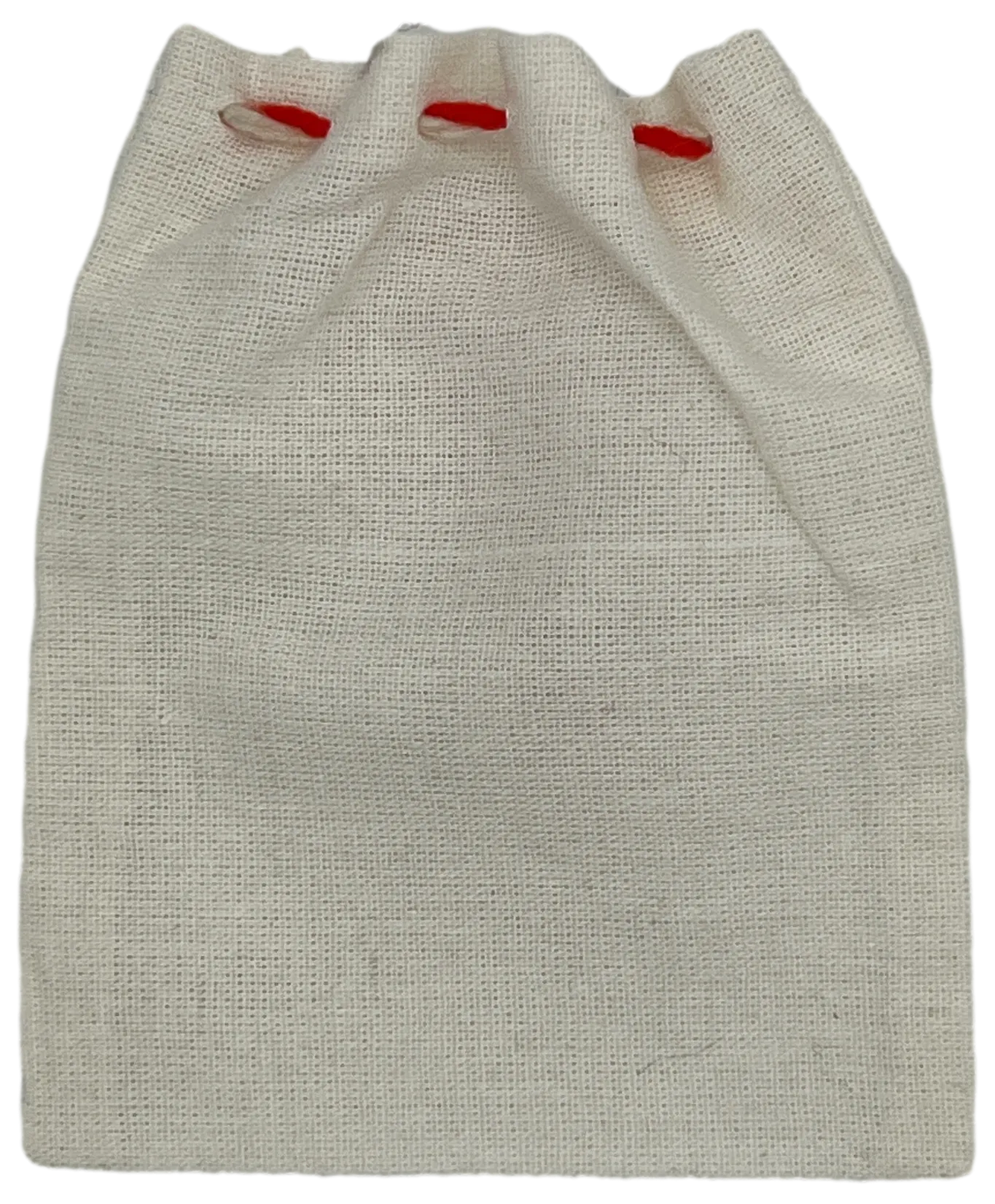 Cotton Gift Bag with Wool Drawstring