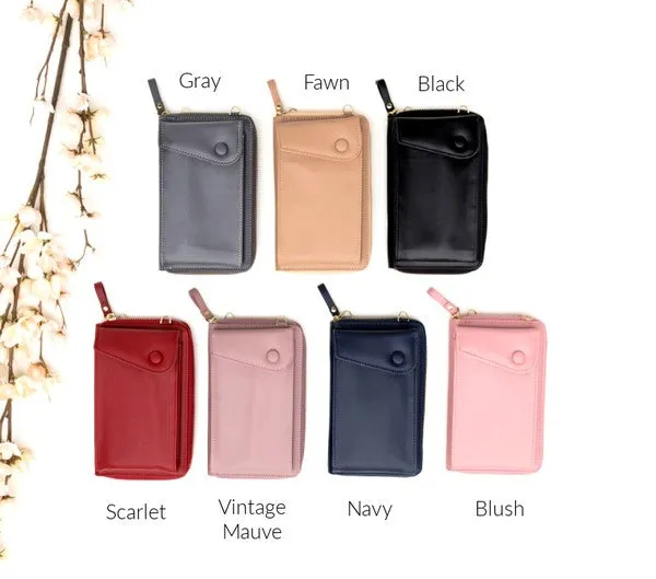 Cross Body Convertible Wallet in 6 Colors