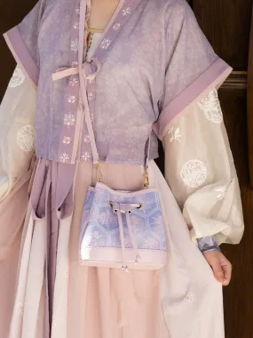 Crossbody Bag for Hanfu & Cheongsam - Lavender Fields