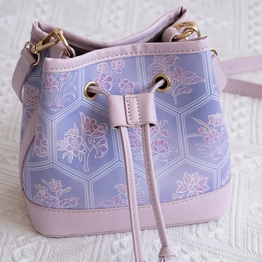 Crossbody Bag for Hanfu & Cheongsam - Lavender Fields