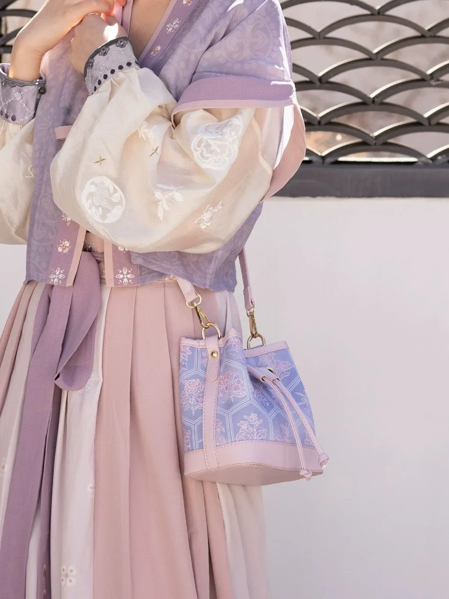 Crossbody Bag for Hanfu & Cheongsam - Lavender Fields