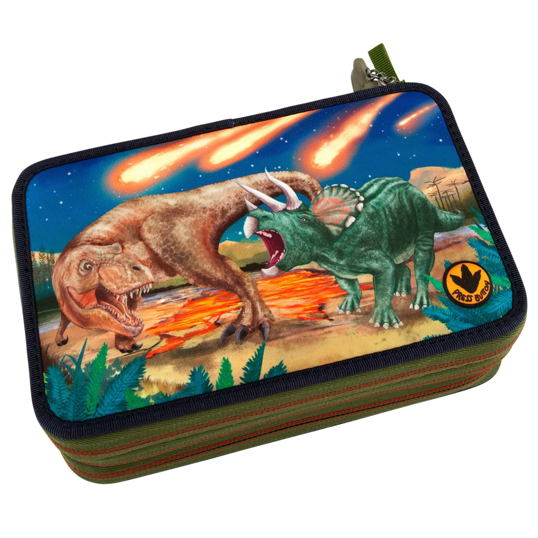 Depesche Dino World Filled Triple Pencil Case