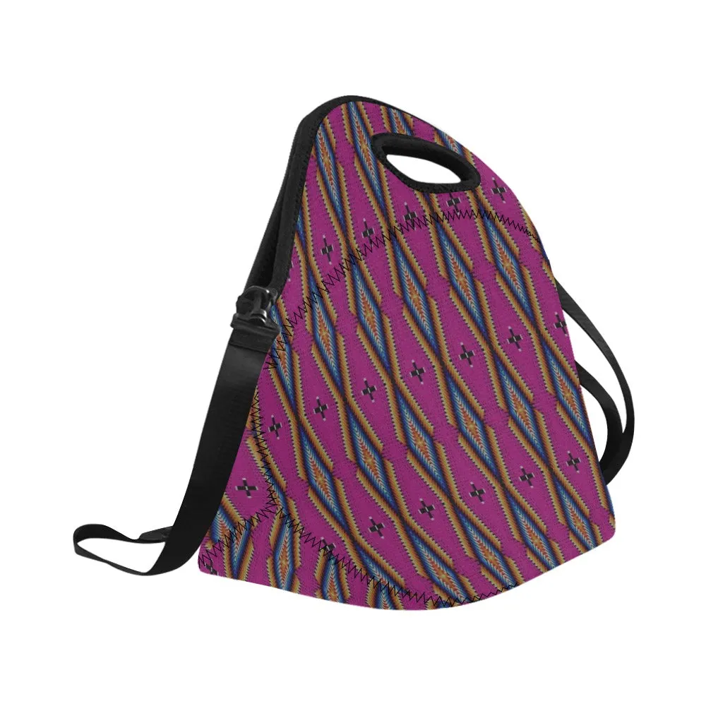 Diamond in the Bluff Pink Neoprene Lunch Bag/Large