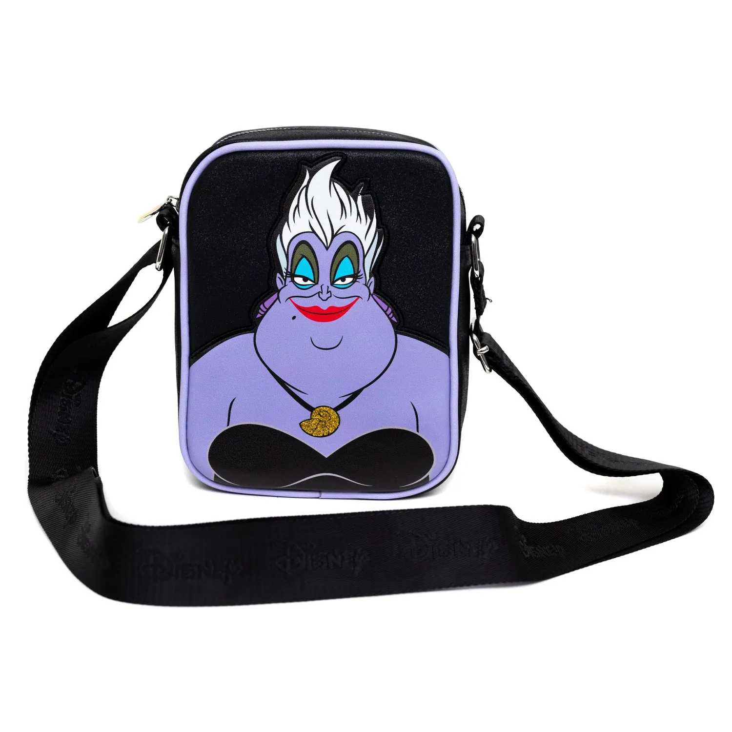 Disney Bag and Wallet Combo, The Little Mermaids Ursula Pose Close Up, Vegan Leather