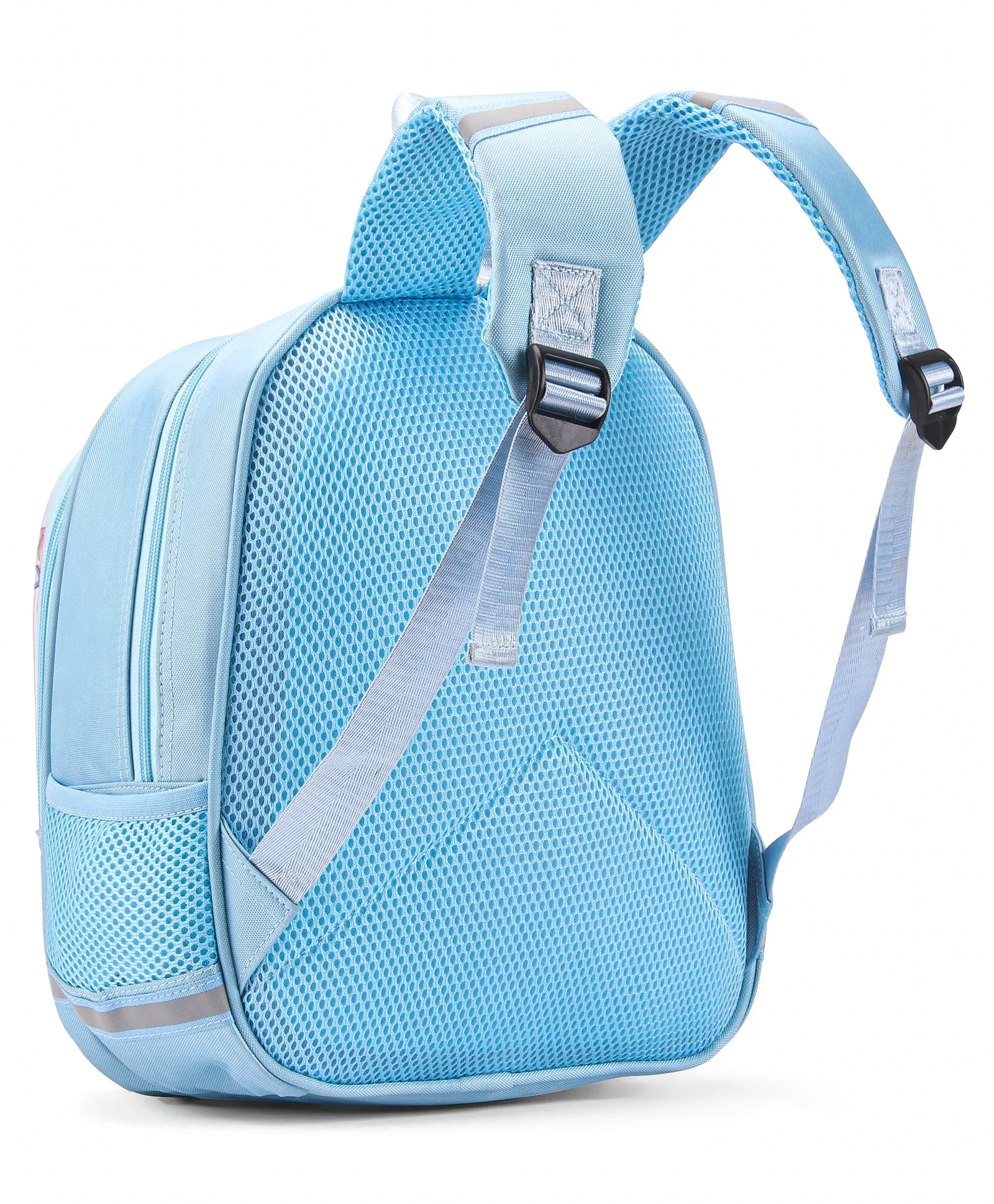 Doll Print Hard Case Backpack - Blue