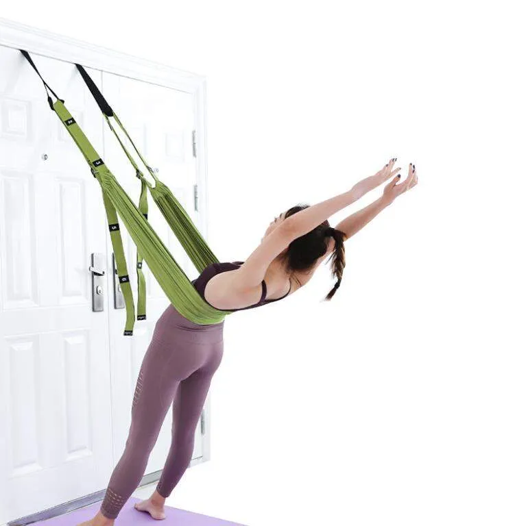 Door Anchored Yoga Stretch Strap