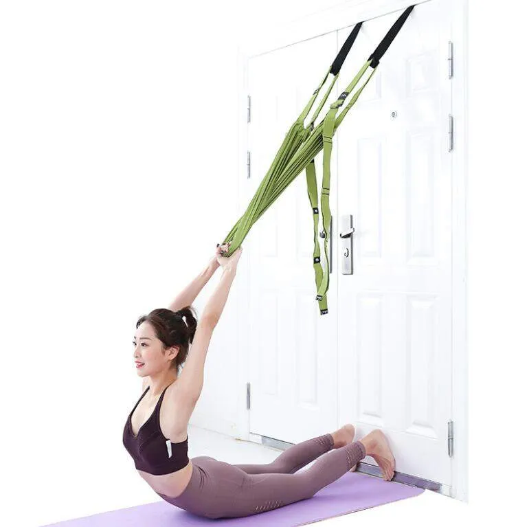 Door Anchored Yoga Stretch Strap