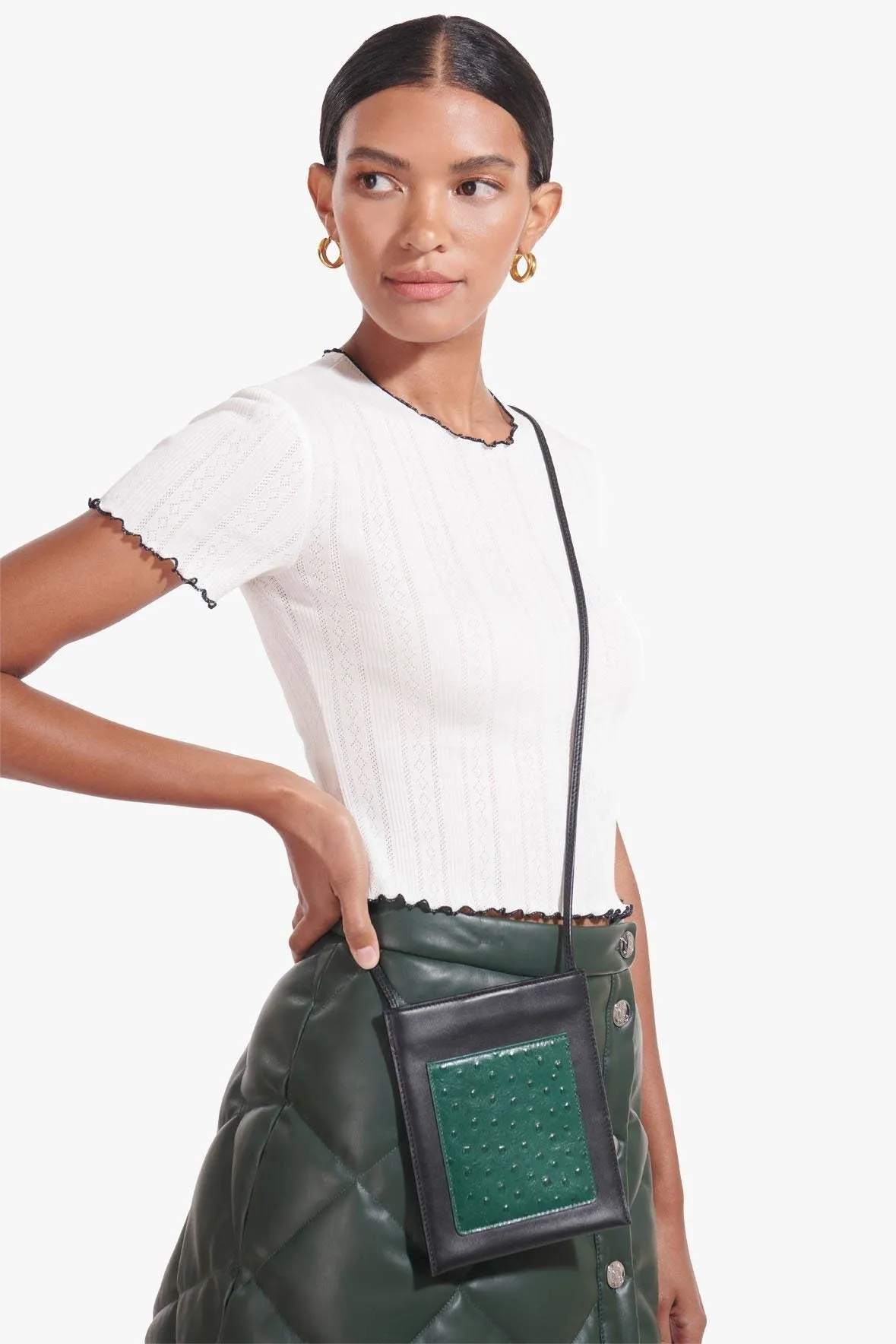 EVE PHONE CROSSBODY BAG | BLACK CYPRESS