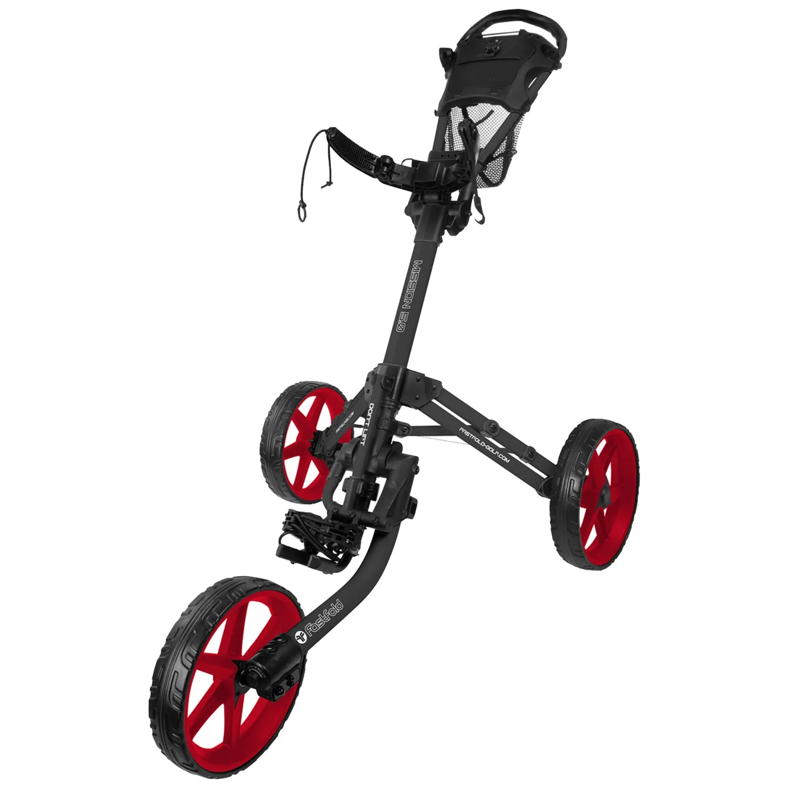 FastFold Mission 5.0 Trolley - Red Wheels