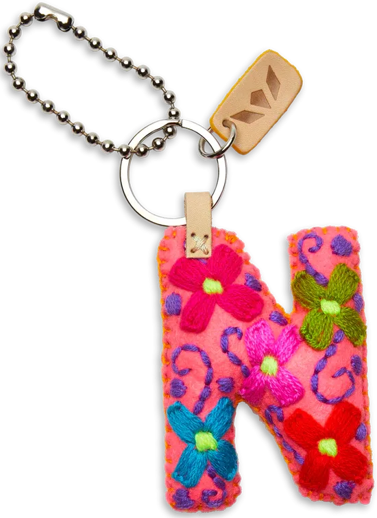 FELT ALPHABET CHARM - PINK