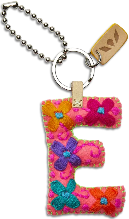 FELT ALPHABET CHARM - PINK