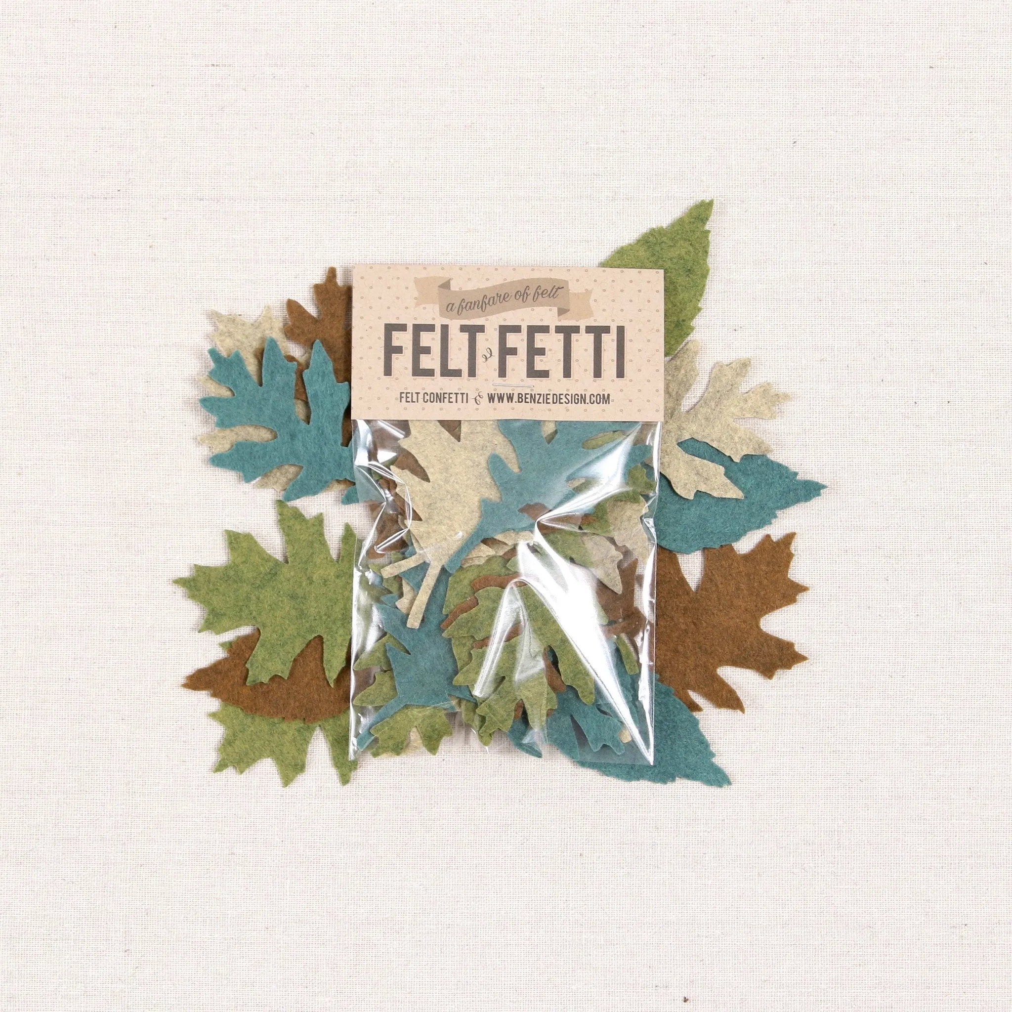 Felt-fetti Leaves, die cut shapes