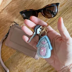 Felt House Keychain