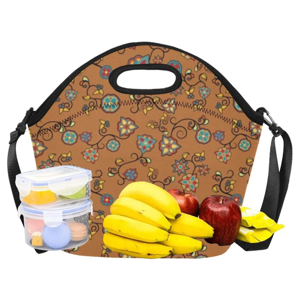 Fire Bloom Light Neoprene Lunch Bag/Large