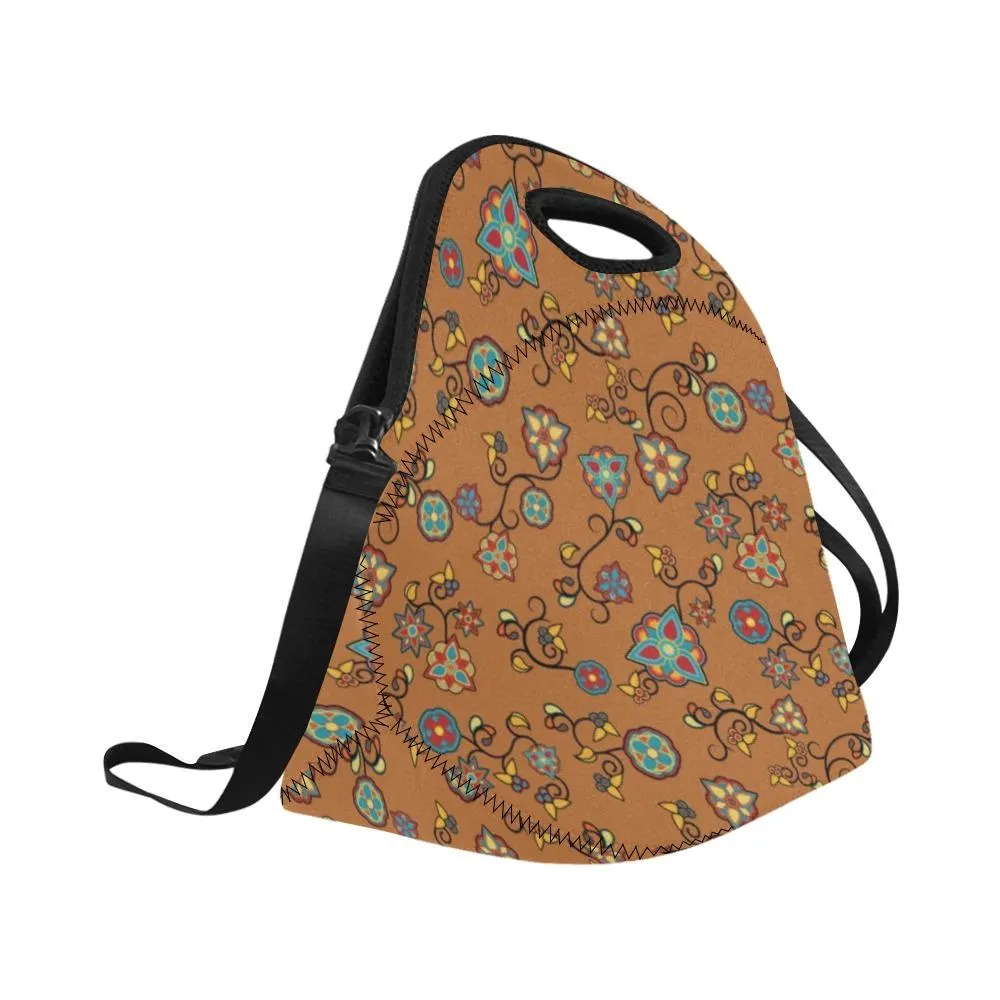 Fire Bloom Light Neoprene Lunch Bag/Large