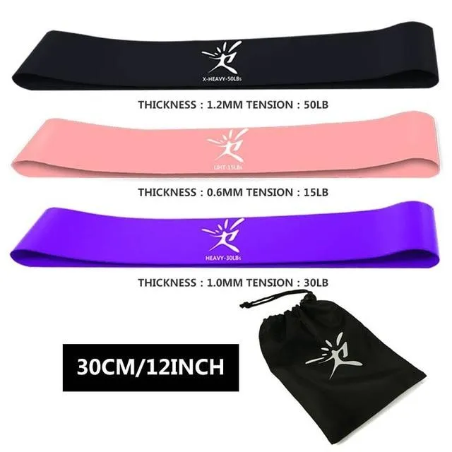 FitCapri Yoga Resistance Bands Set