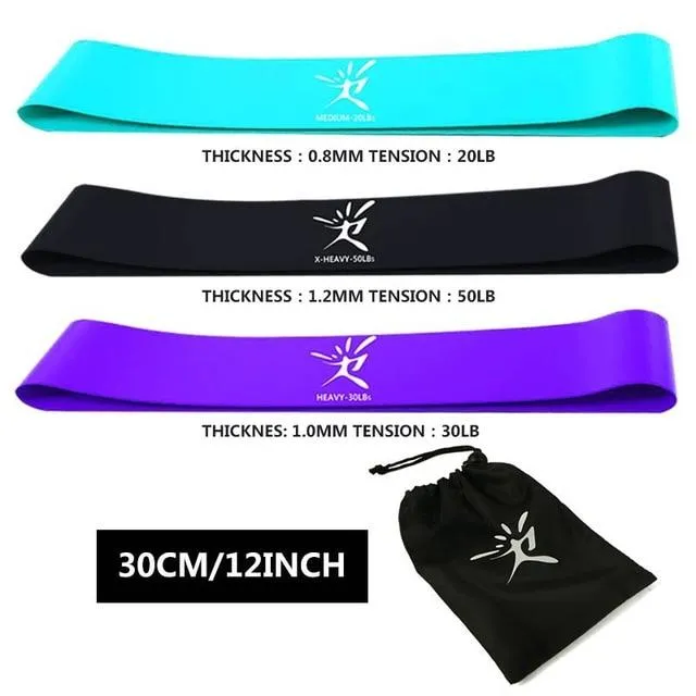 FitCapri Yoga Resistance Bands Set