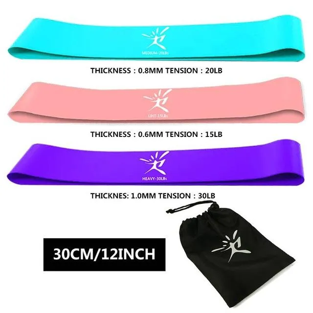 FitCapri Yoga Resistance Bands Set