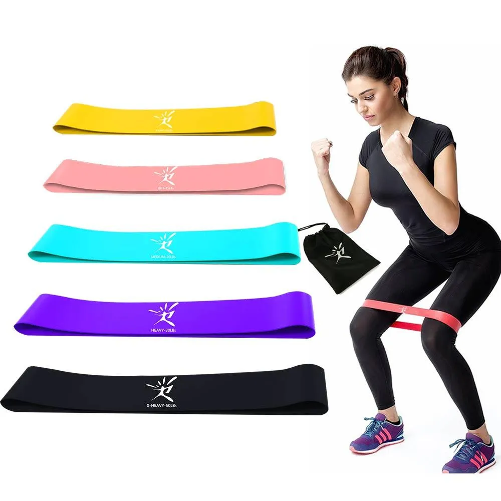 FitCapri Yoga Resistance Bands Set