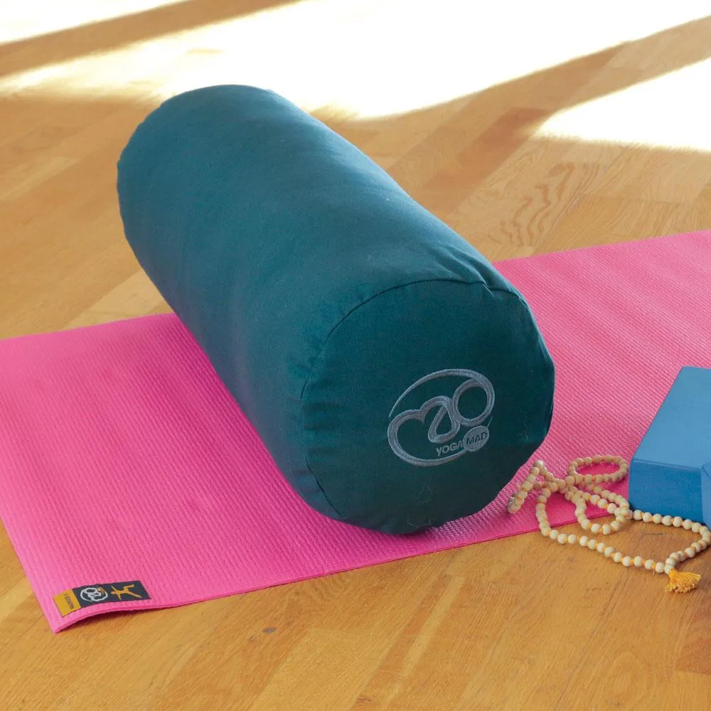 Fitness Mad Organic Yoga Bolster | Blue