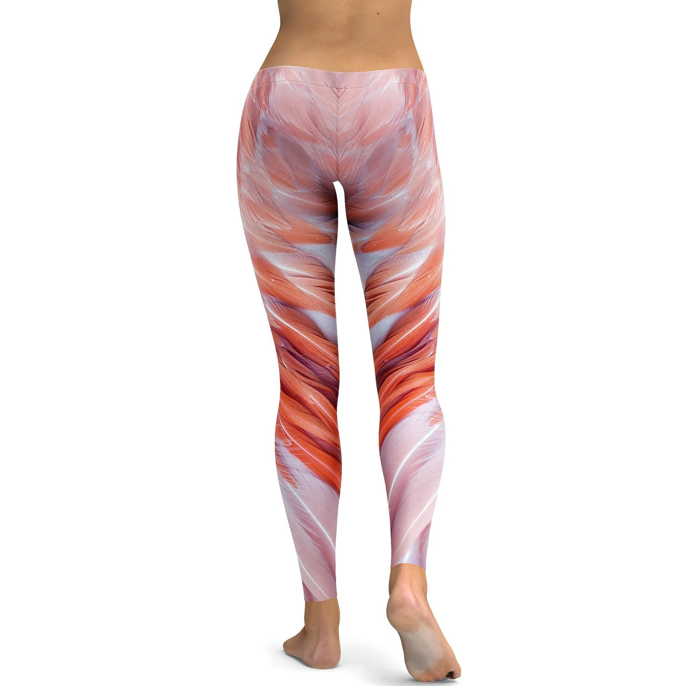 Flamingo Feathers Leggings