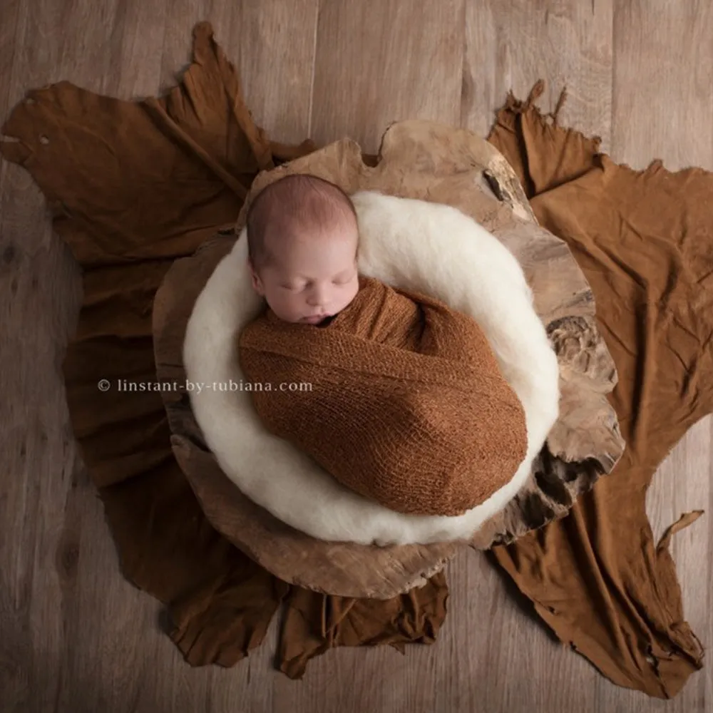 Fluffy Wool Felt Fleece Basket