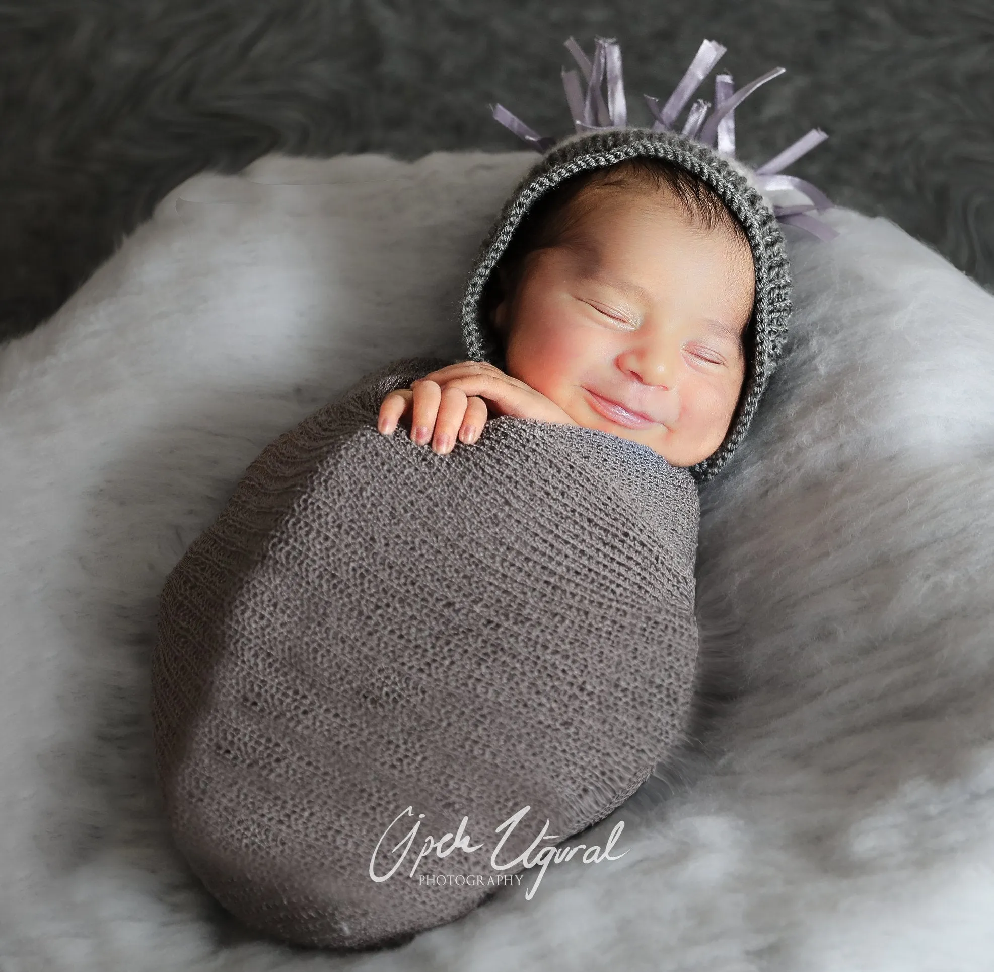 Fluffy Wool Felt Fleece Basket