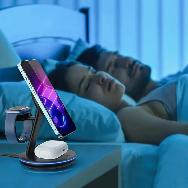 Folding Magnetic Multi-Function 3-in-1 Wireless Charger