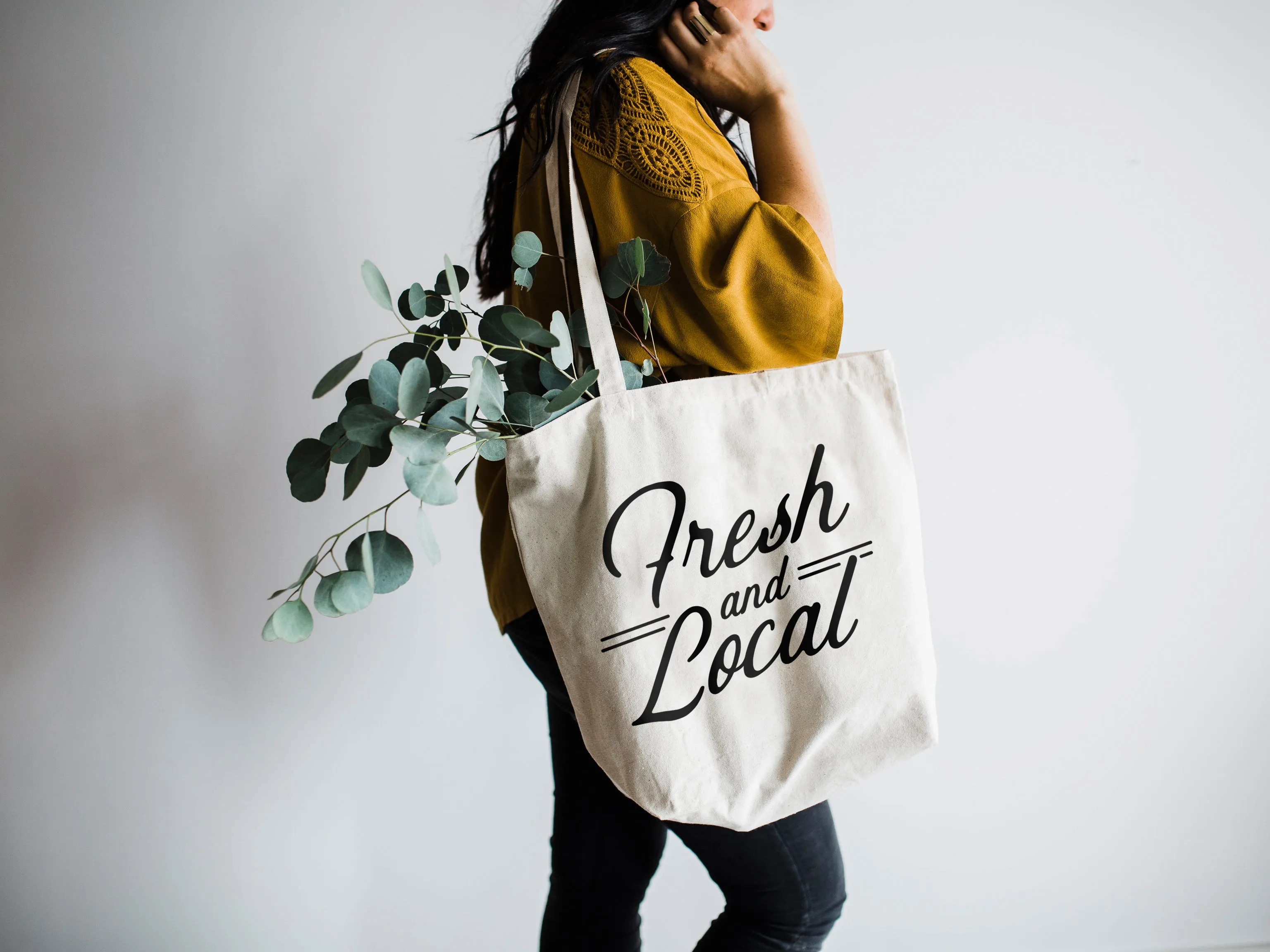 Fresh and Local Canvas Tote Bag