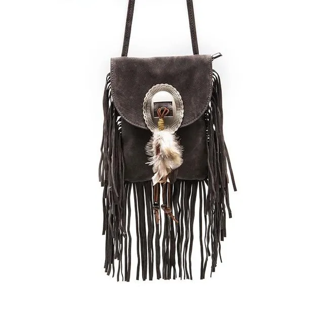 Fringe Tassel Crossbody Bag