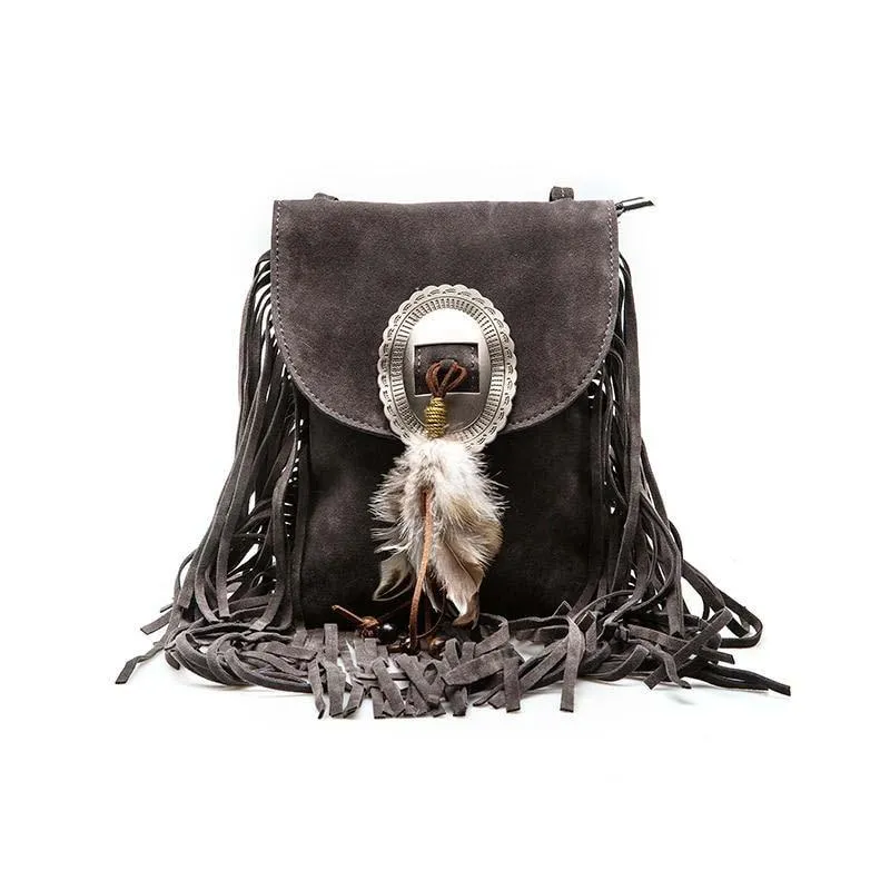 Fringe Tassel Crossbody Bag