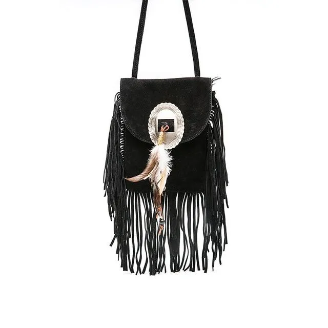 Fringe Tassel Crossbody Bag