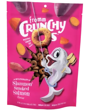 Fromm Crunchy O's Slammon' Smoked Salmon Dog Treats 6oz