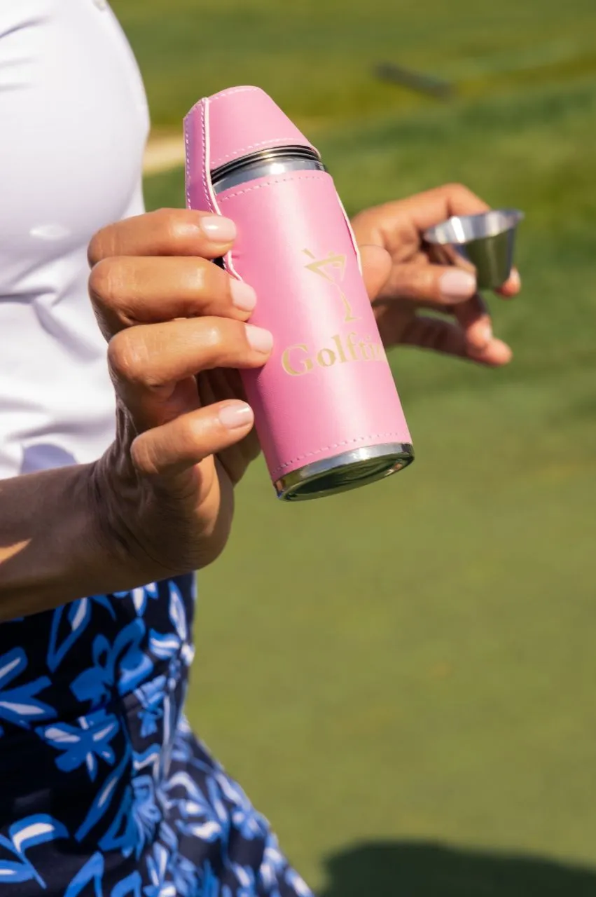 Golf Birdie Bottle Flask Set